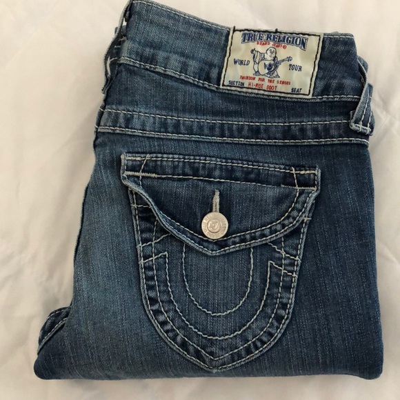 True Religion Denim - True religion jeans Sz 28 x 32 Hi rise boot cut